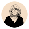 Alice Schwarzer im Gespräch: „Feministinnen haben kein Vaterland“ Illustration: Daniel Fischborn