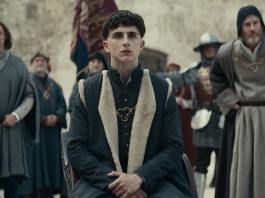 Timothee Chalamet als Henry V in The King