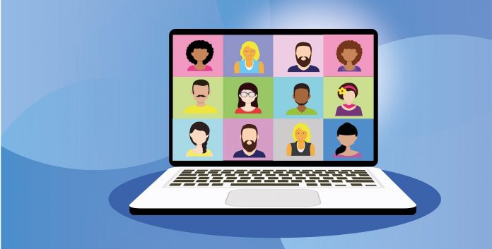 Video-Konferenz Symbol Im digitalen Sommersemester 2020 spielt sich der Großteil der Lehrveranstaltungen über Videokonferenzen ab (Symbolbild). Foto: Alexandra_Koch/Pixabay