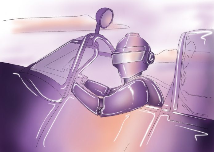 Werden mit künstlicher Intelligenz programmierte Killer-Roboter bald flächendeckend eingesetzt? Illustration: Julia Rhein
