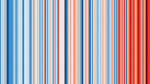 warming stripes Deutschland