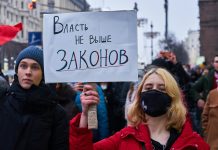 Protest Moskau 23.01.2021