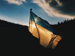 Ukrainische Flagge