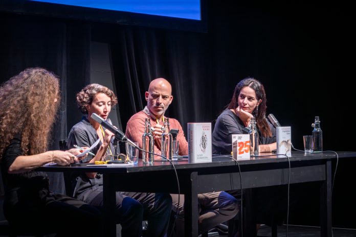 Ayelet Gundar-Goshen, Yaniv Iczkovits, Julia F. Tzaisler, Shelly Kupferberg © internationales literaturfestival berlin 2025, PWS e.V., Foto Charlotte Kunstmann