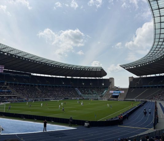 Einmal im Leben im Fußballstadion